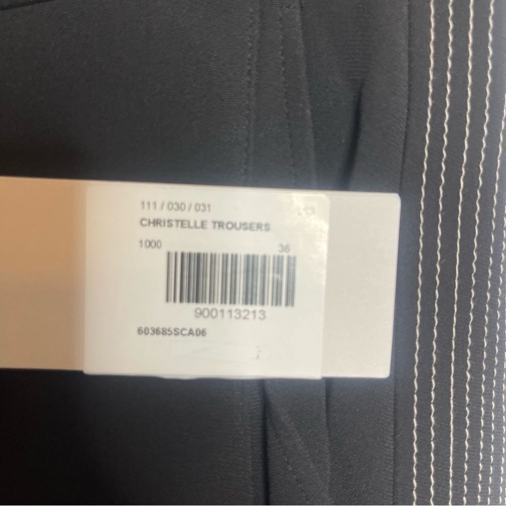 $975 Stella McCartney contrast-stitch pants trousers NWT - Picture 8 of 9
